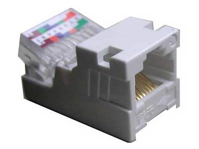 中国普天超五类RJ45插座模块(NJA5.566.021)综合布线设备产品图片1-IT168